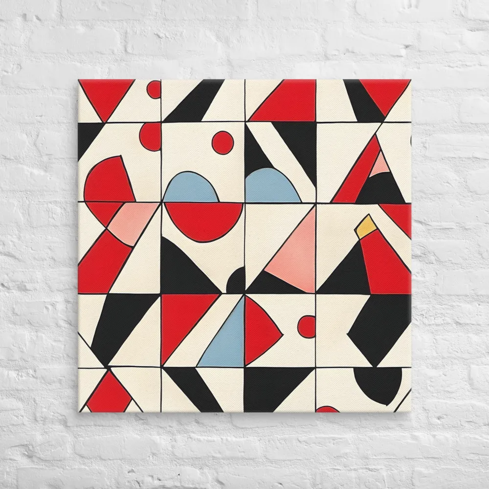 Dynamic Geometric Harmony | Canvas | 32″×32″