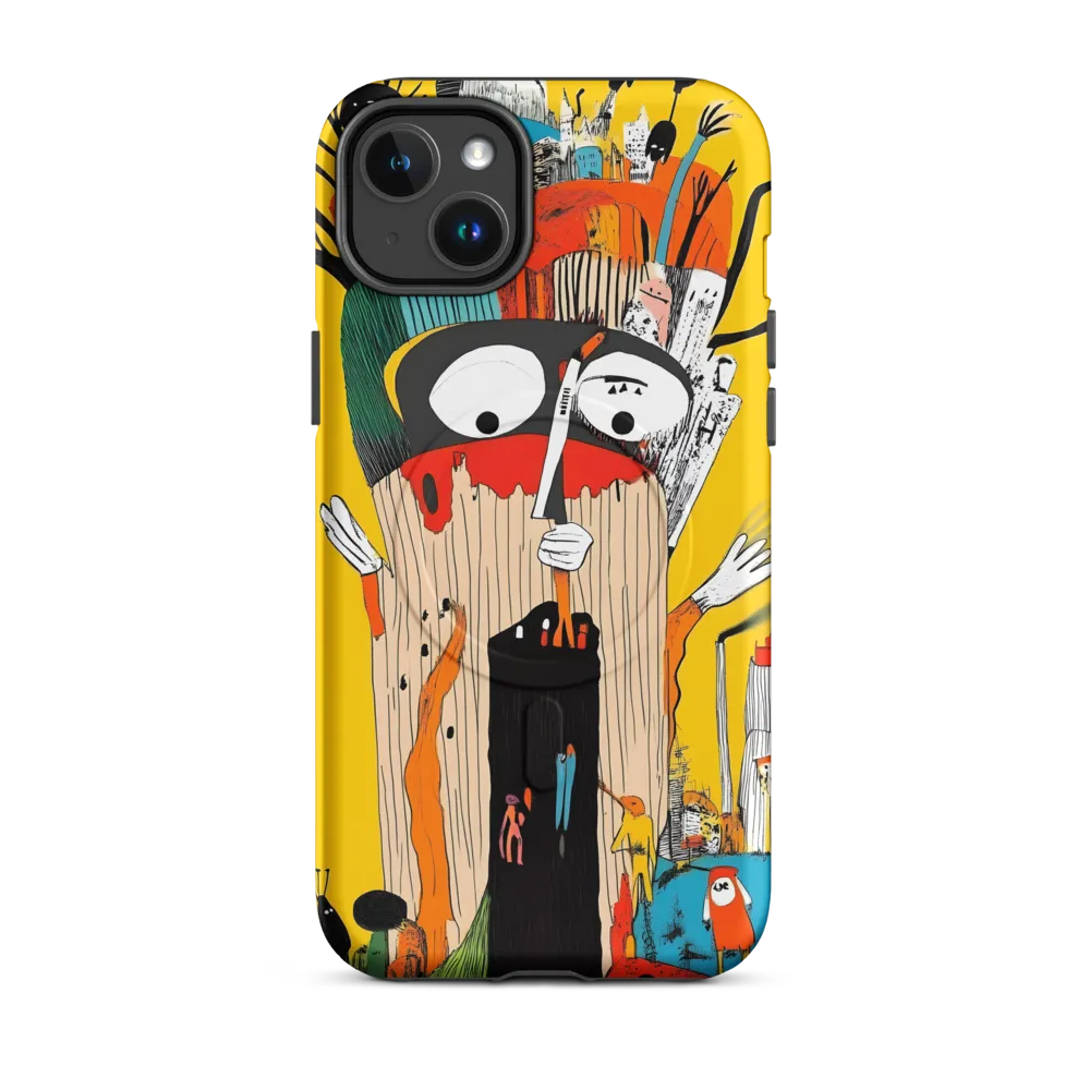 The Whimsical Tree of Imagination | Phone Case |  14 Plus | MagSafe® Tough Case | Matte