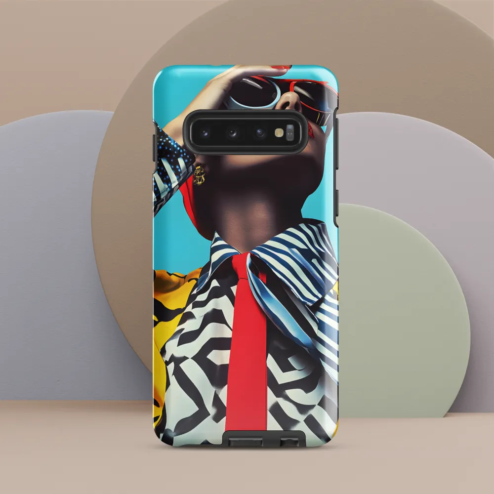 Chic Confidence in Bold Patterns