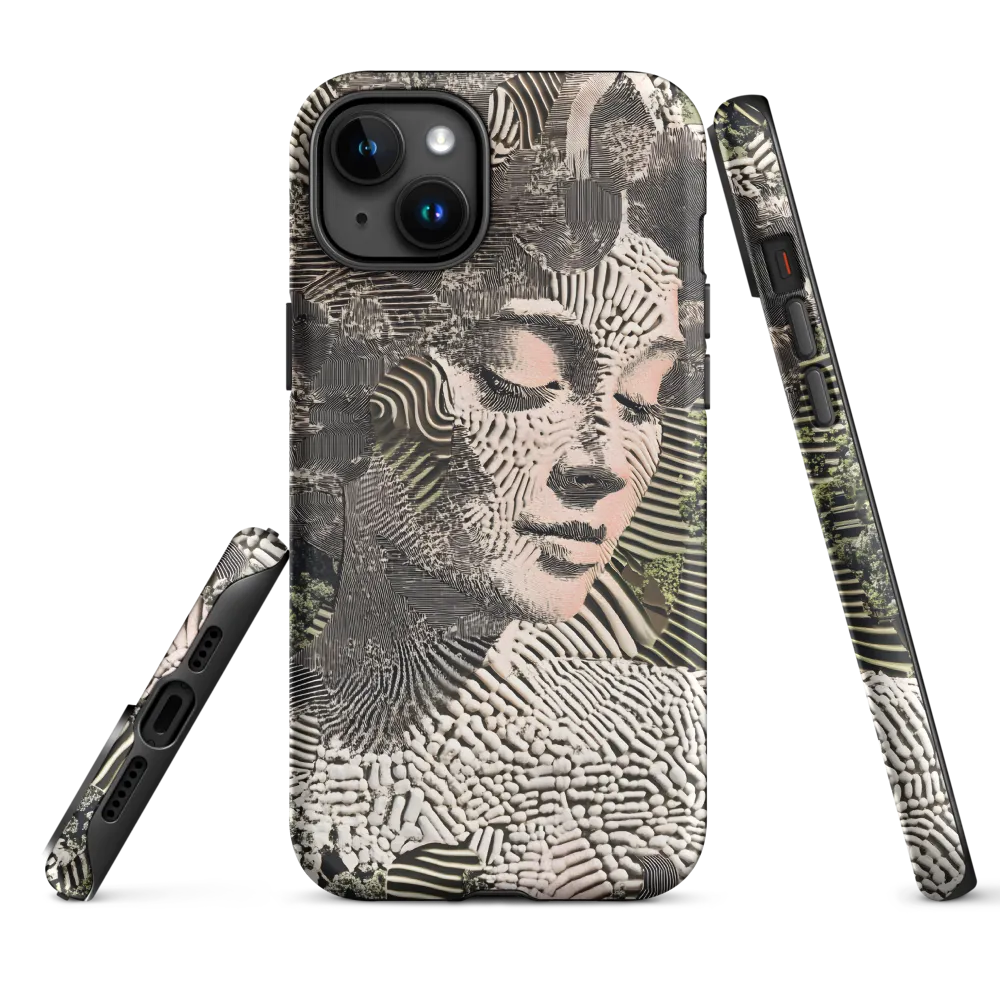 Ethereal Blend of Nature and Humanity | Phone Case |  15 Plus | Tough Case | Matte