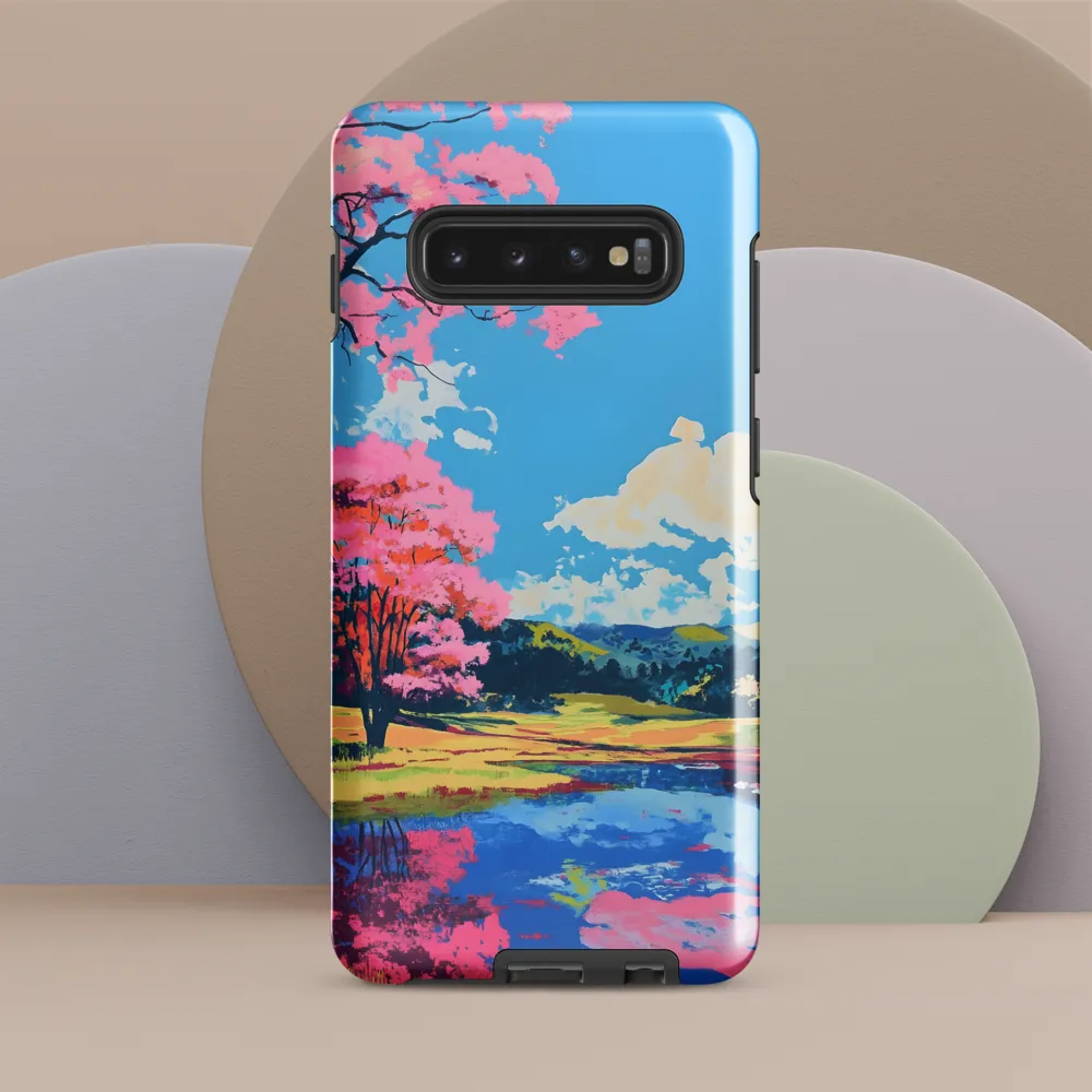 Reflections of a Pink Dreamscape | Phone Case |  S10 Plus | Tough Case | Glossy