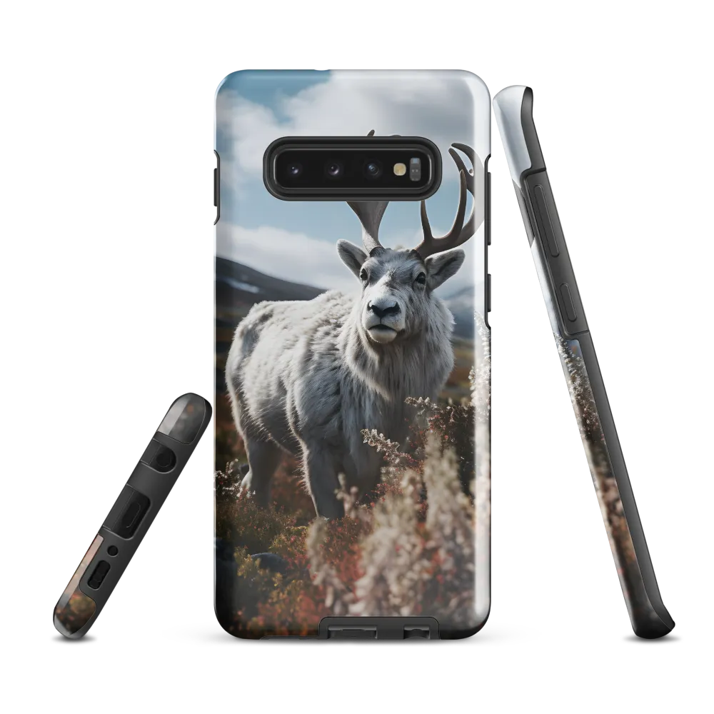 Majestic Harmony: The Reindeer in Nature | Phone Case |  S10 Plus | Tough Case | Glossy