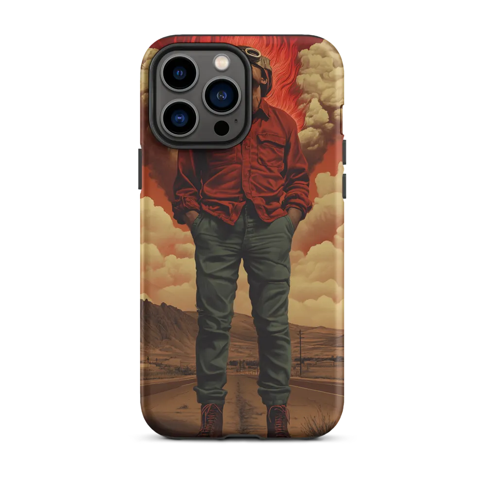Defiant Spirit in a Surreal Landscape