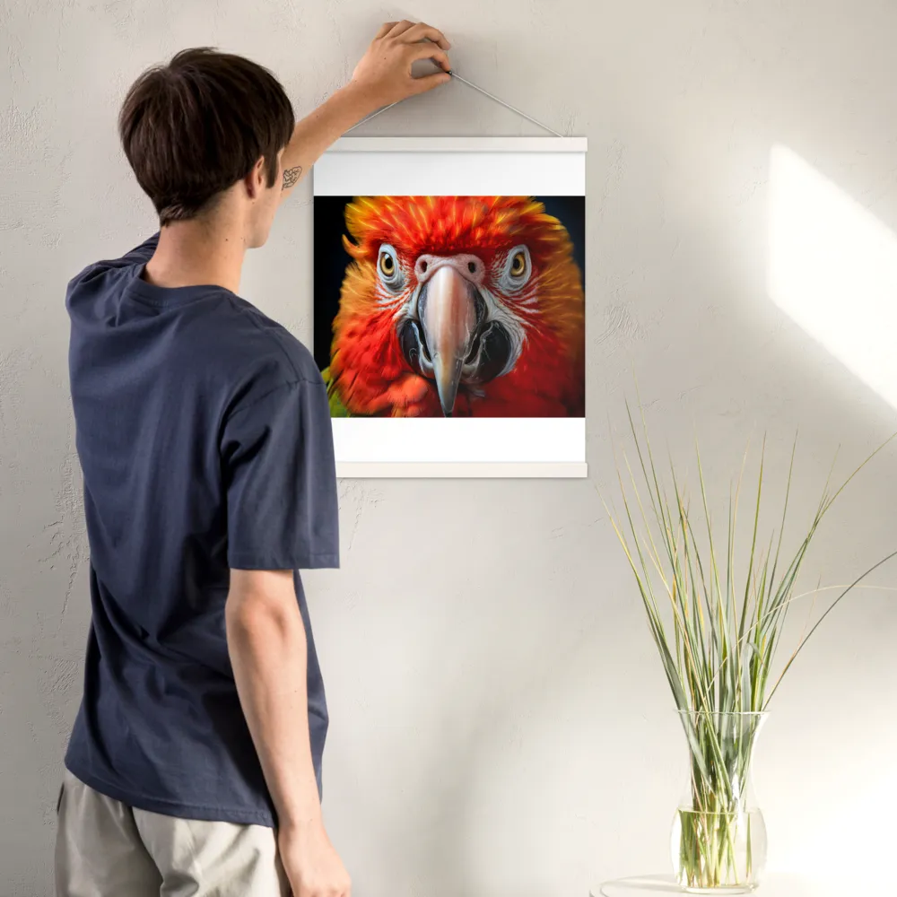 The Fiery Gaze of the Parrot
