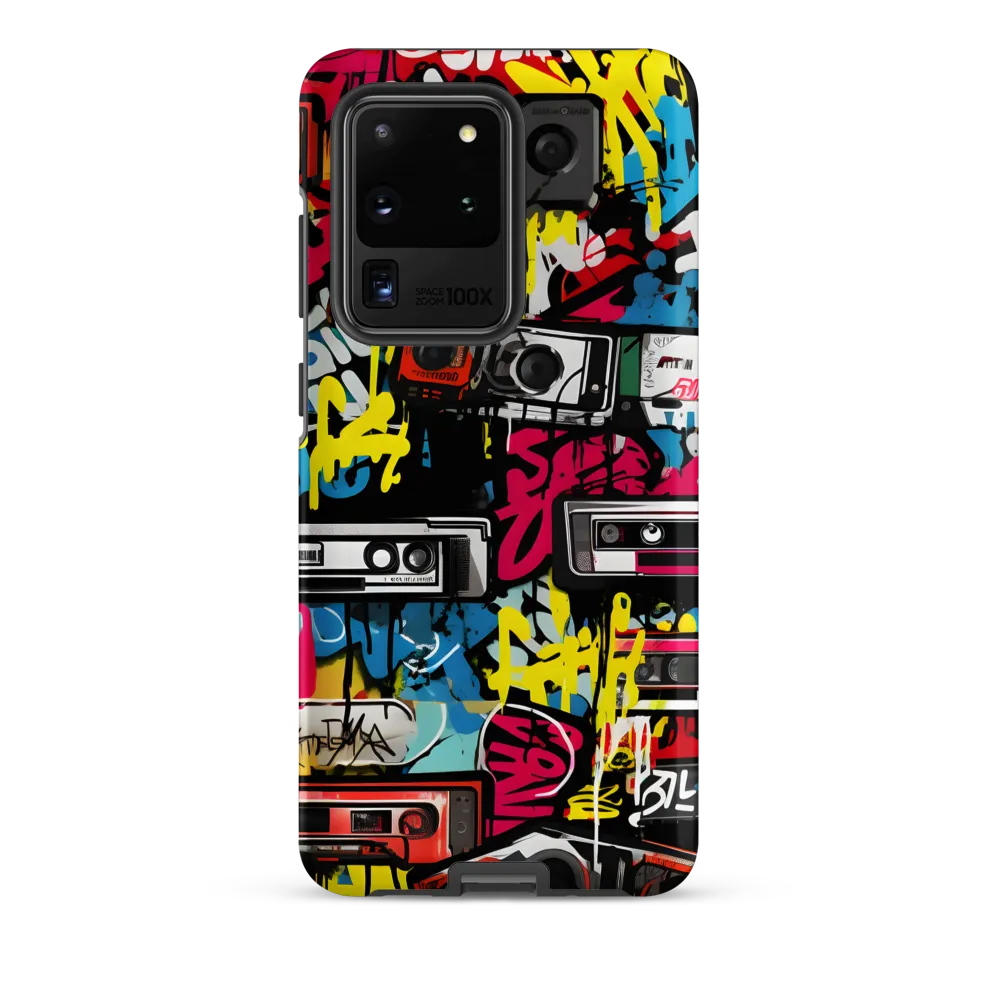Urban Nostalgia: A Retro Cassette Explosion