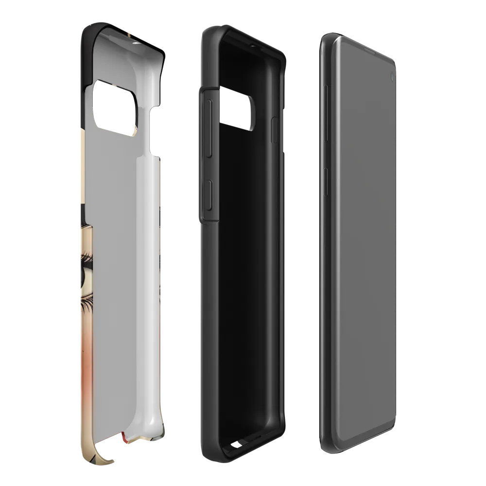 Serenity Captured: A Modern Portrait | Phone Case |  S10 Plus | Tough Case | Matte