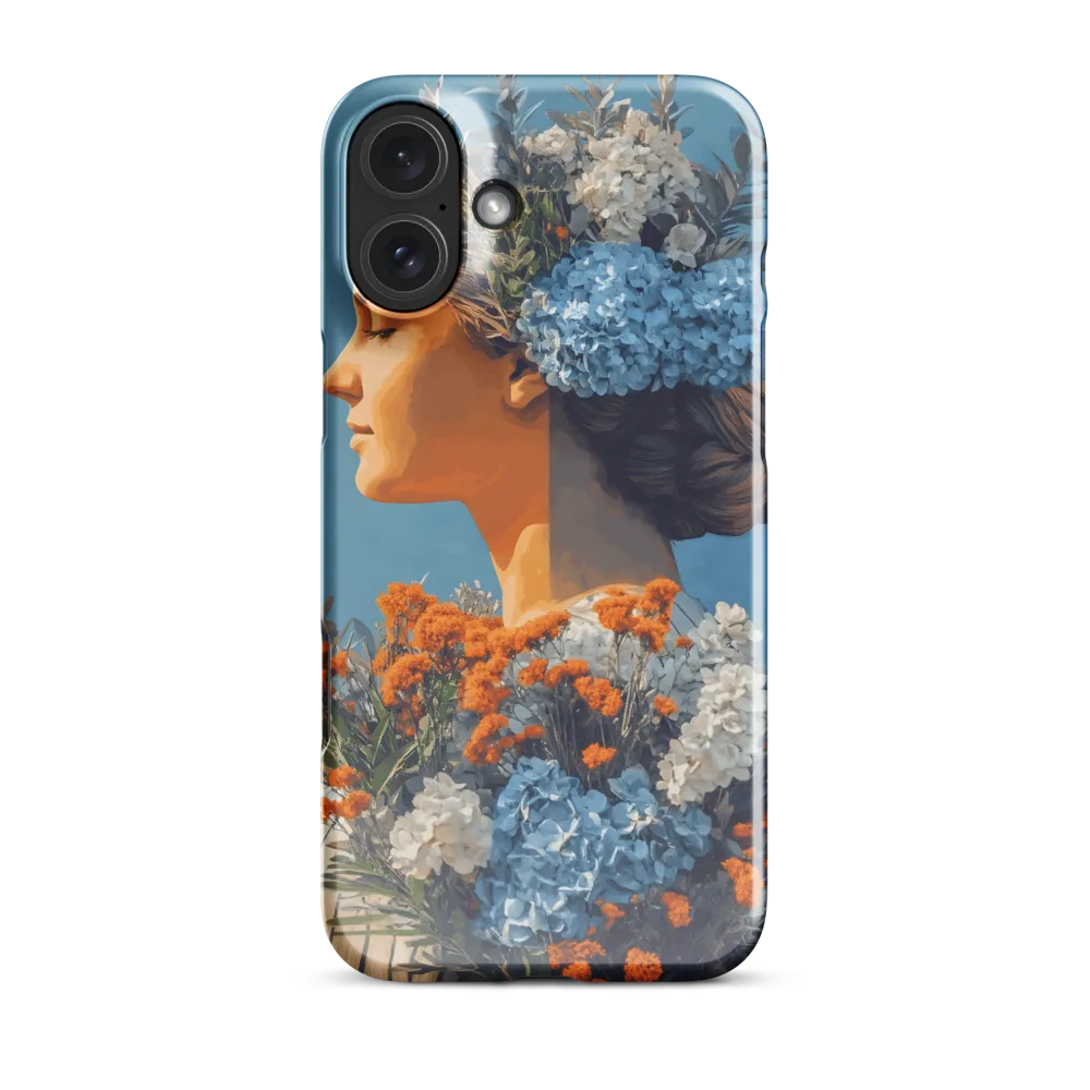 Floral Reverie: A Portrait of Serenity