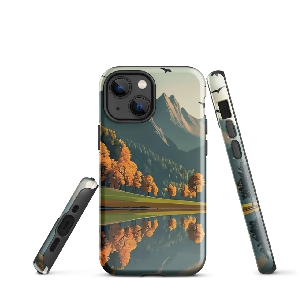 Reflections of Autumn | Phone Case |  13 mini | Tough Case | Glossy