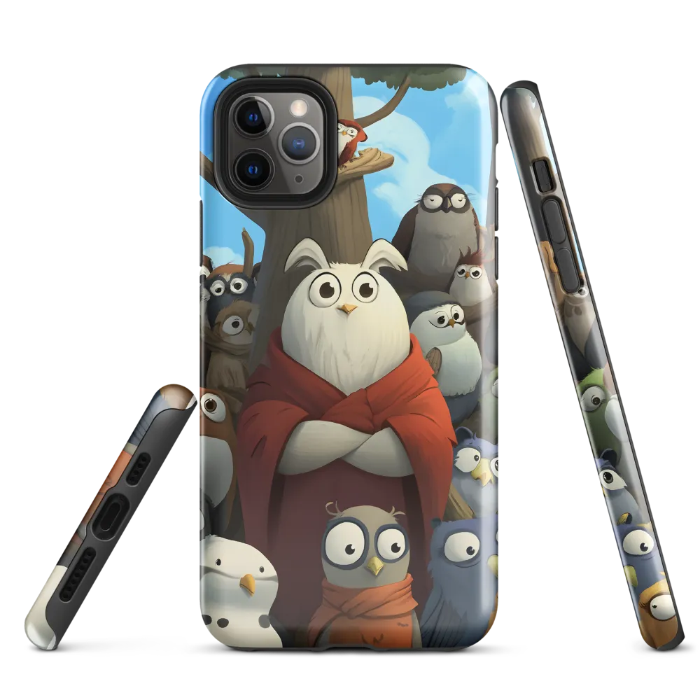 The Gathering of Owls | Phone Case |  11 Pro Max | Tough Case | Glossy