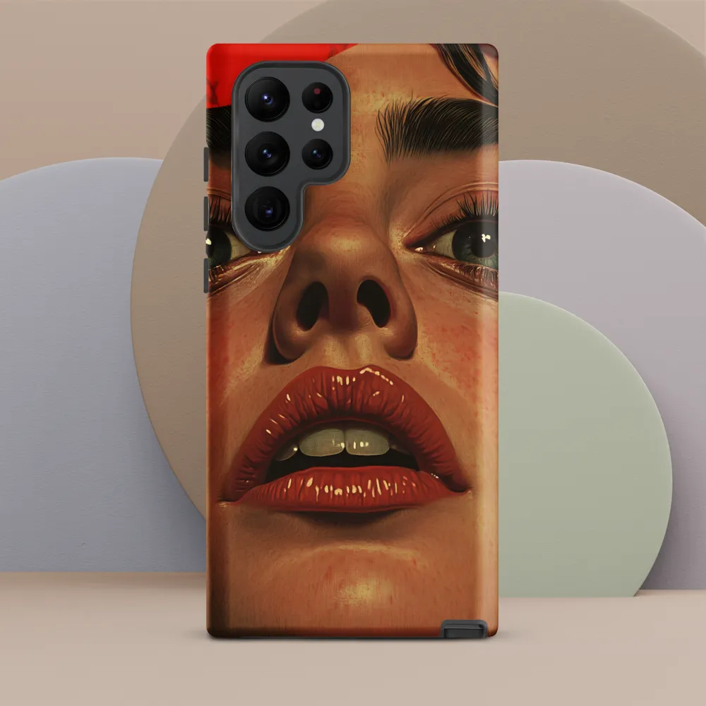 Intense Gaze | Phone Case |  S22 Ultra | Tough Case | Matte