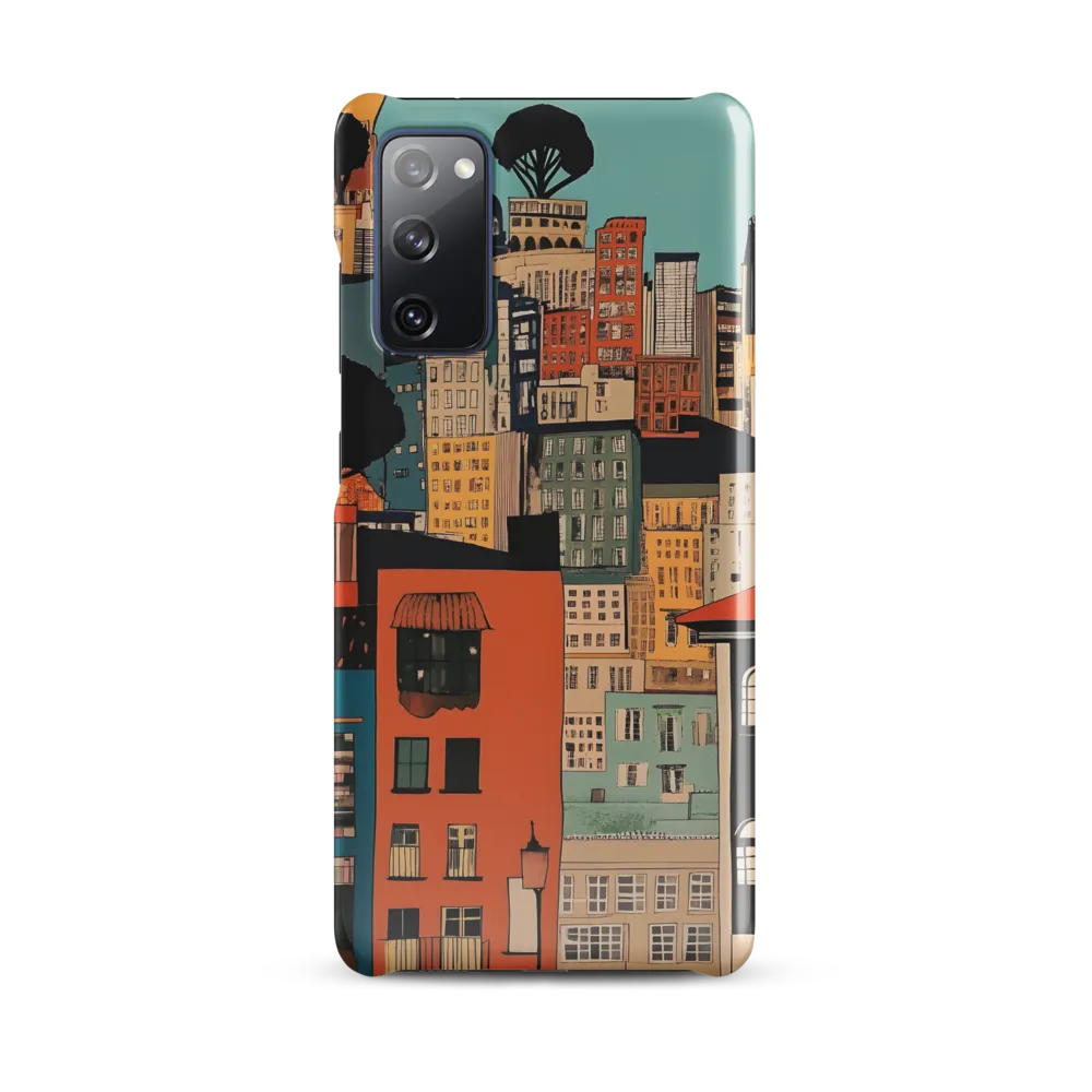 Urban Fusion: A Colorful Cityscape