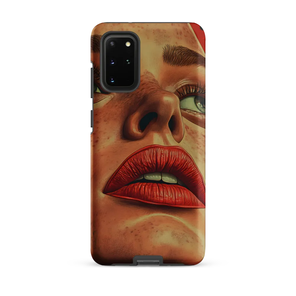 Red Intensity: A Portrait of Elegance