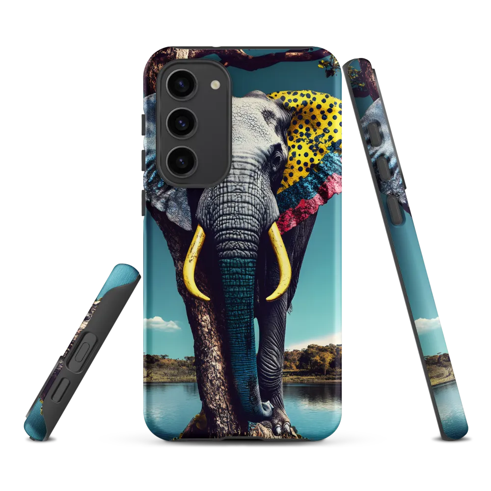 Playful Elegance: The Surreal Elephant