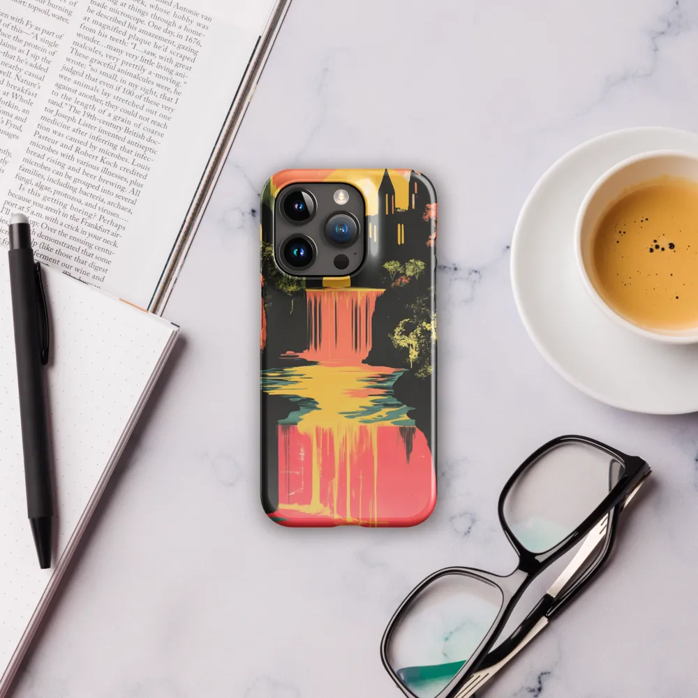 Elysian Echoes: A Surreal Reflections | Phone Case |  15 Pro | Snap Case | Glossy