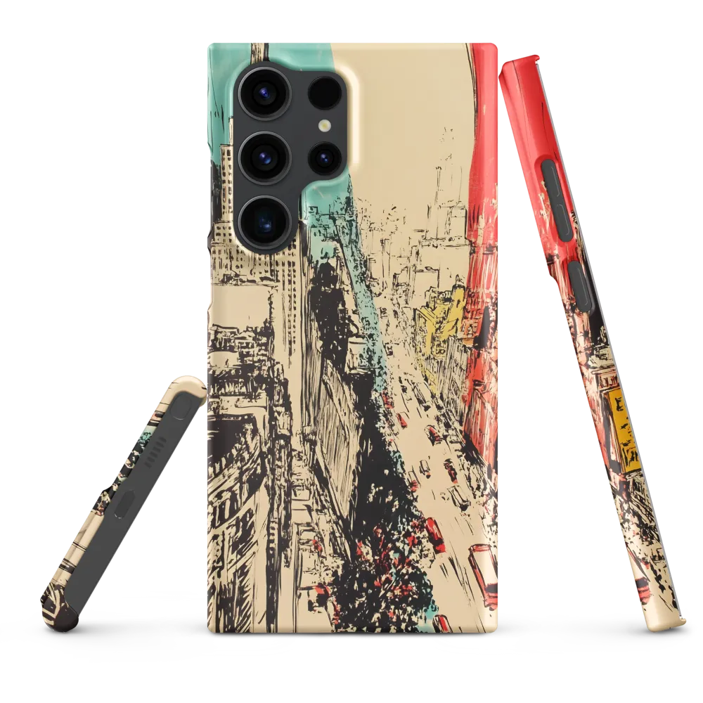 Dynamic Urban Symphony | Phone Case |  S23 Ultra | Snap Case | Matte