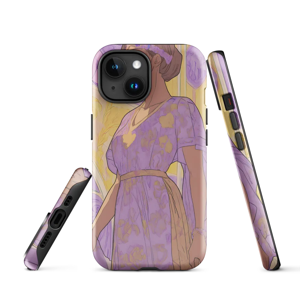 Elegance in Floral Harmony | Phone Case |  15 | Tough Case | Glossy