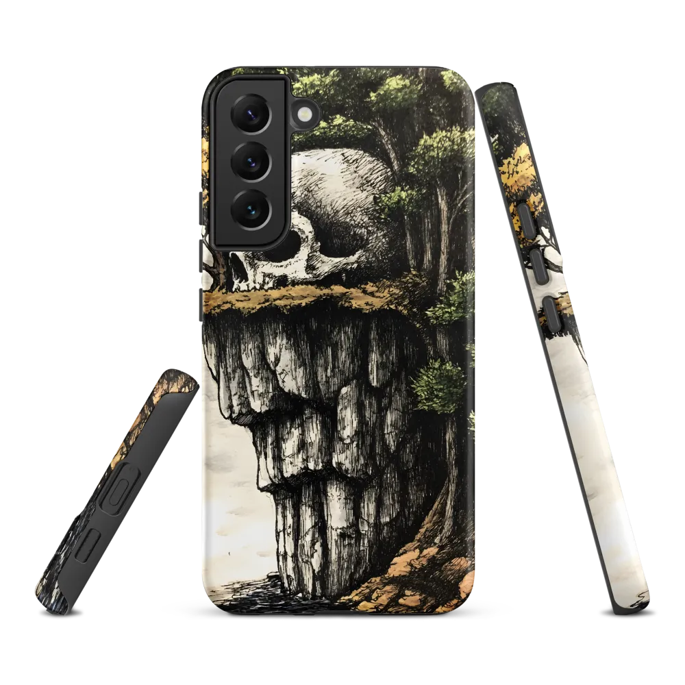 The Whispering Skull: A Surreal Encounter with Nature | Phone Case |  S22 Plus | Tough Case | Matte