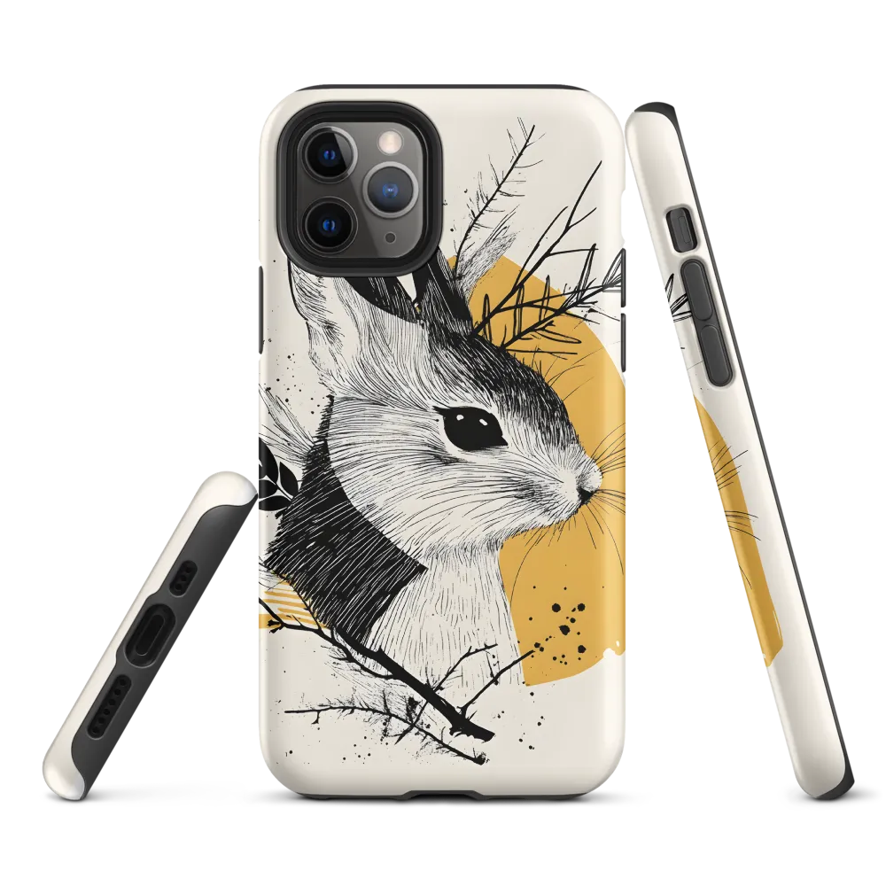 Ethereal Rabbit: A Study in Line Art