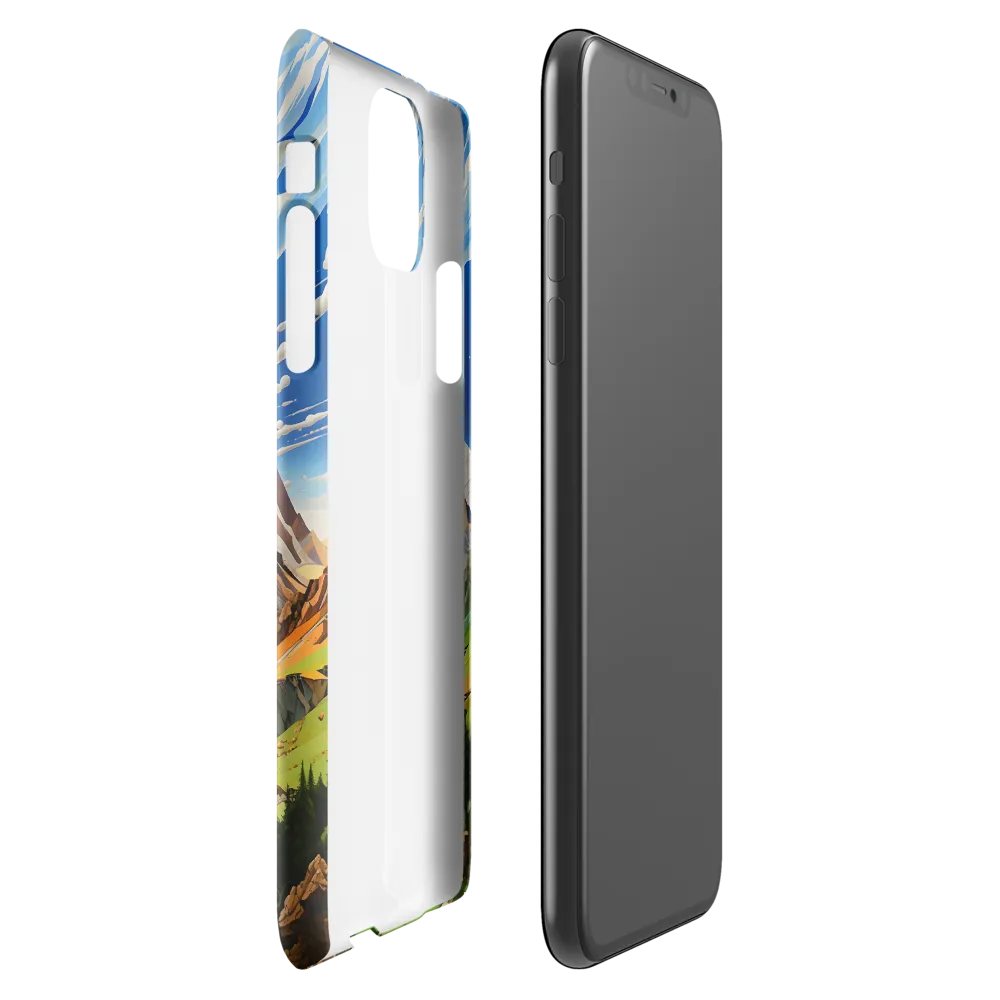 Geometric Symphony of Nature | Phone Case |  11 Pro Max | Snap Case | Glossy