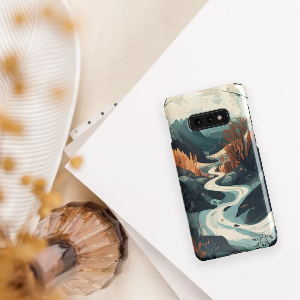 Winding Serenity: A Digital Landscape