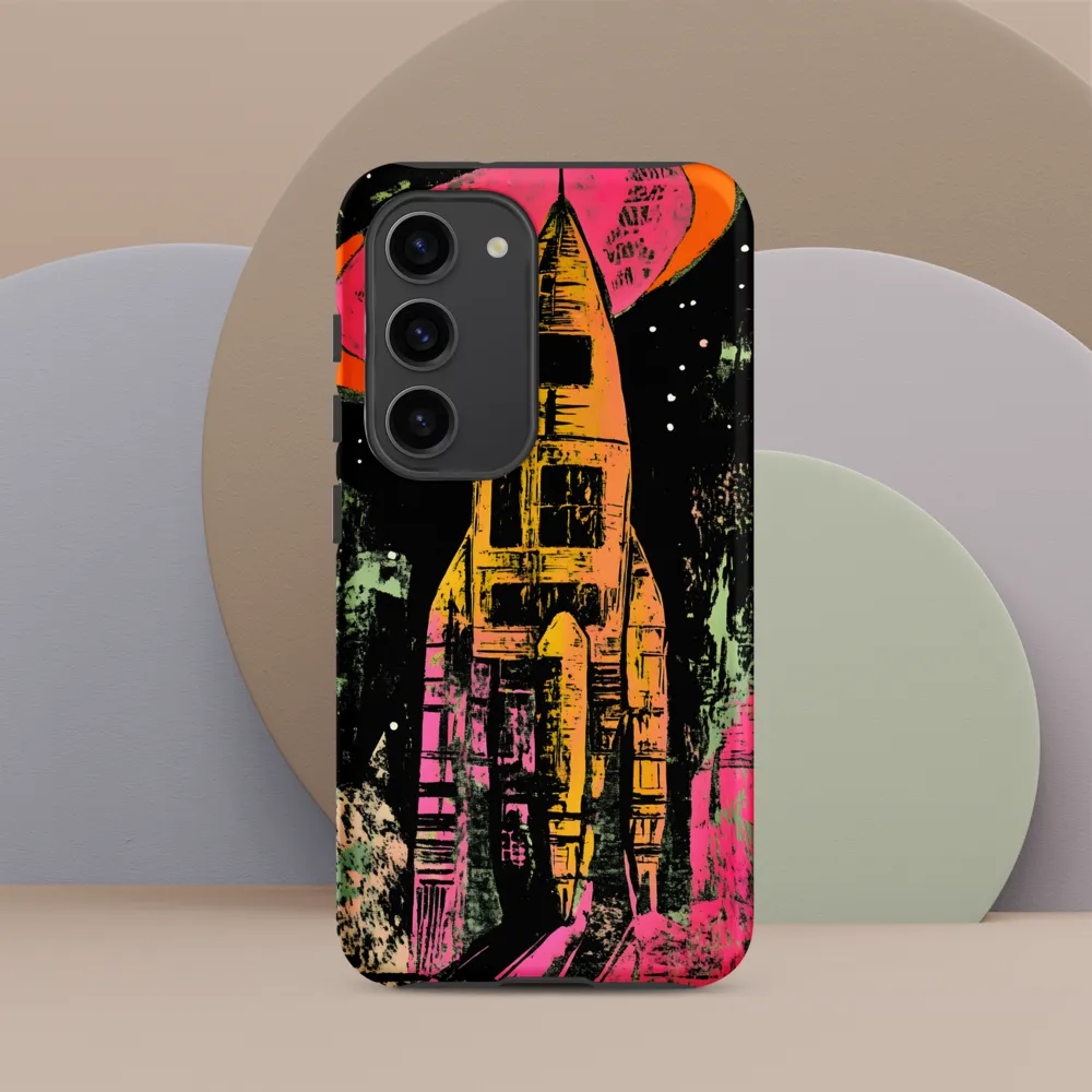 Cosmic Voyage: A Surreal Rocket Adventure