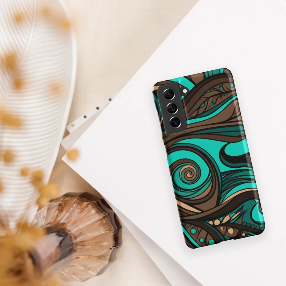 Fluctuating Currents | Phone Case |  S21 | Snap Case | Matte