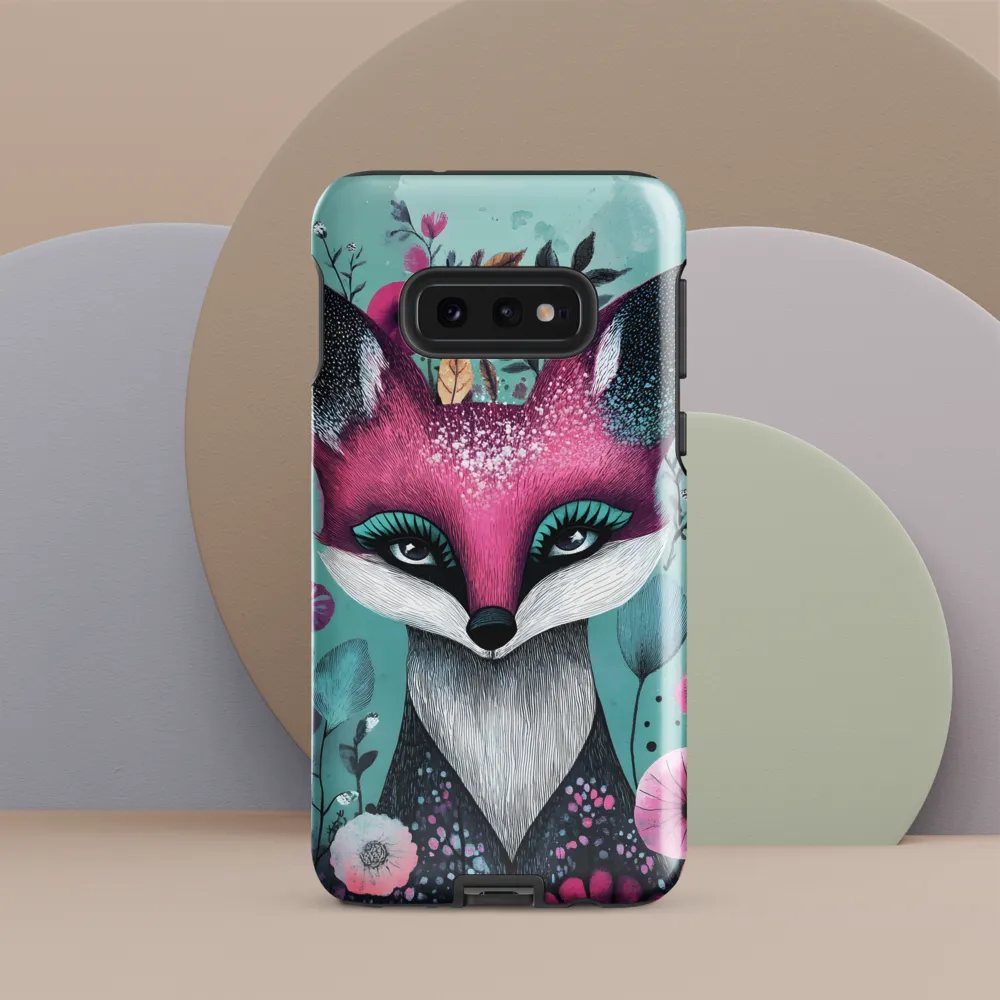 Whimsical Fox Among Blossoms
