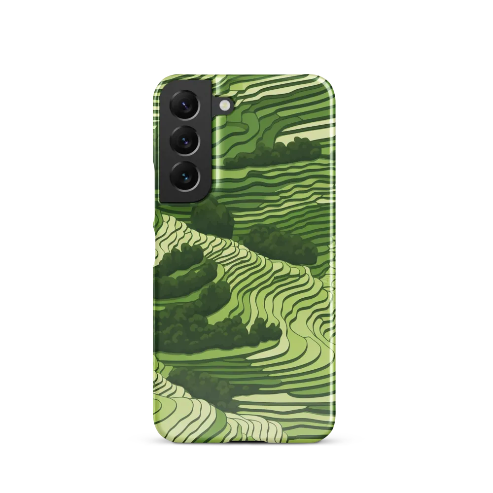 Waves of Green: An Abstract Landscape