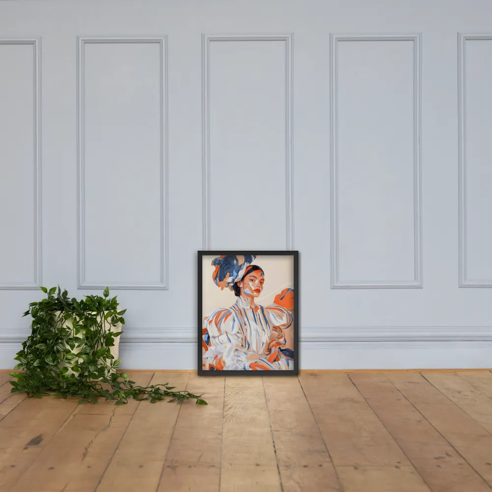 Vibrant Elegance | Poster with Black Frame | 16″×20″