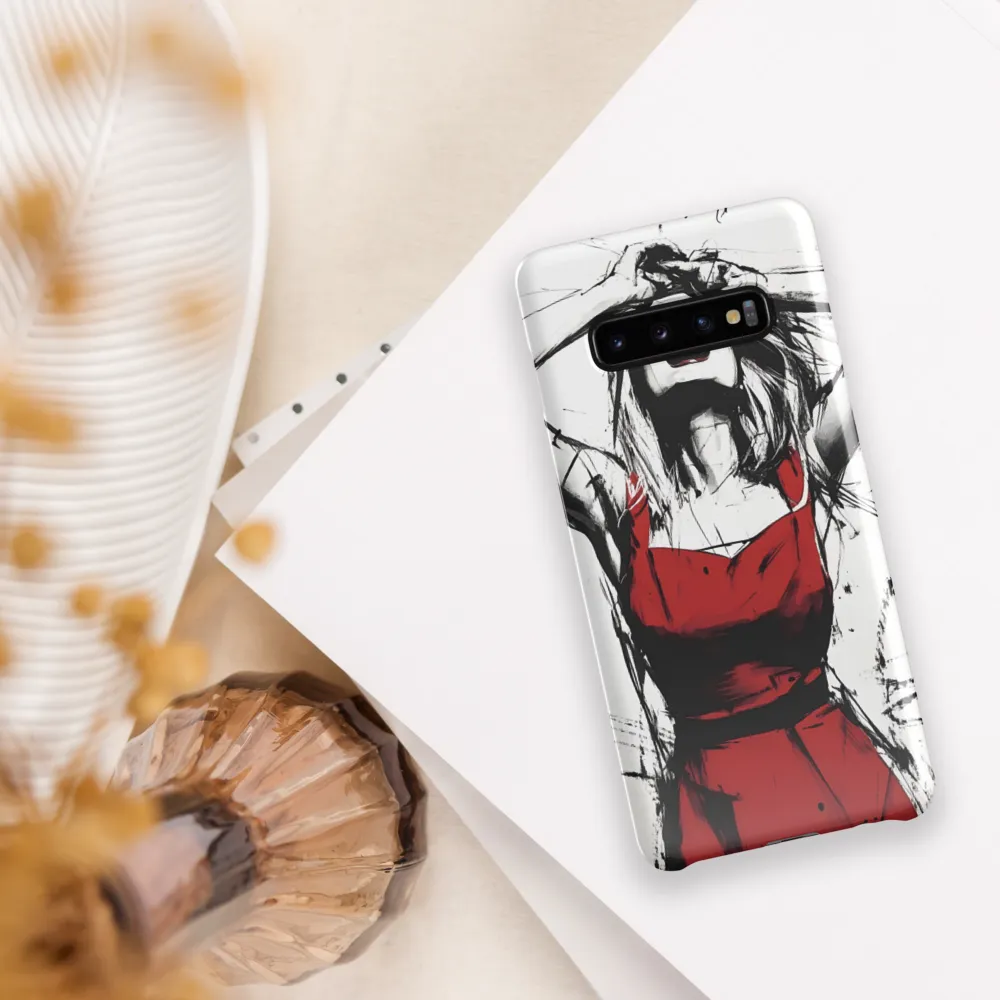 Expression of Anguish | Phone Case |  S10 Plus | Snap Case | Glossy