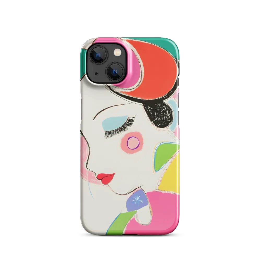 Whimsical Portrait in Colorful Abstraction