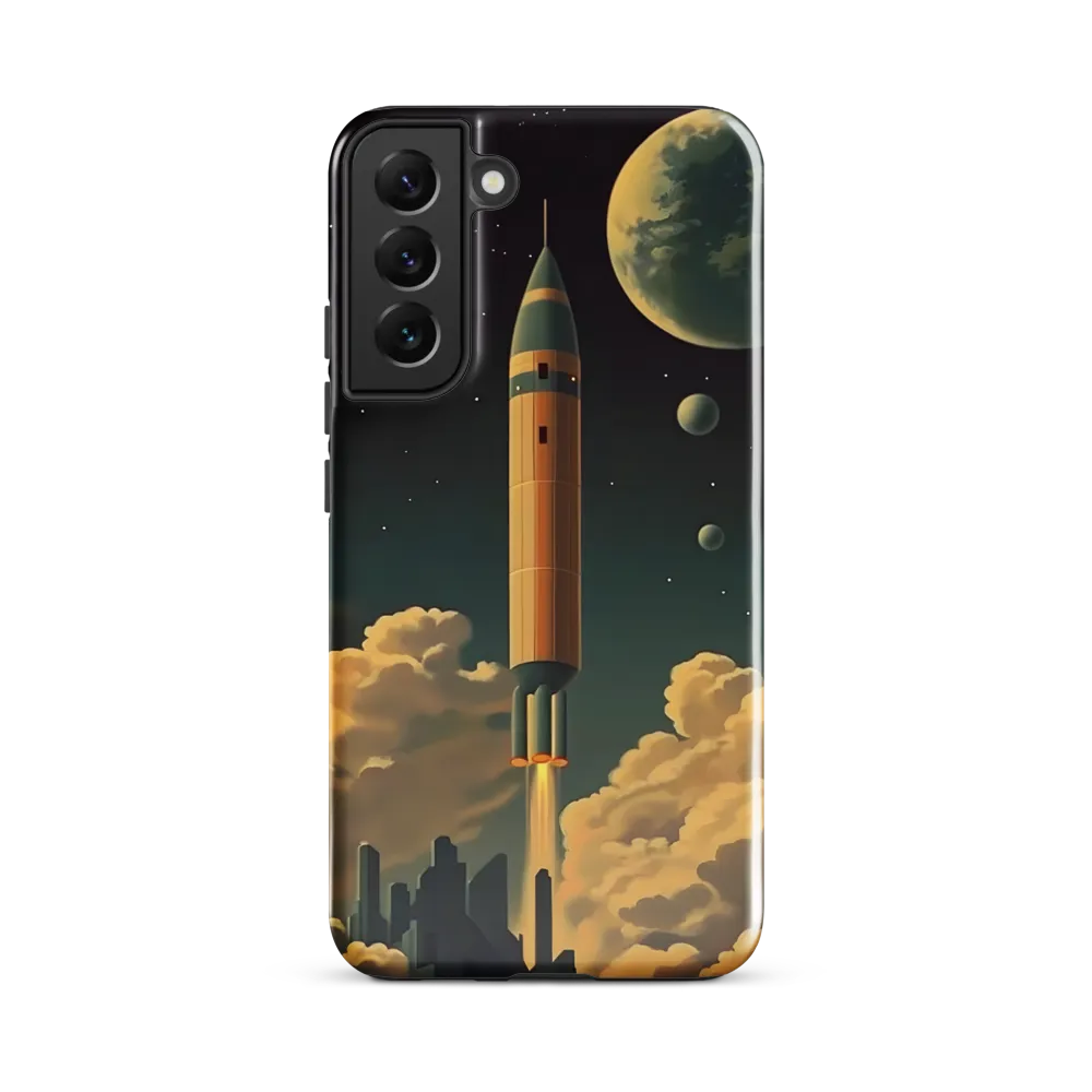Journey Through the Cosmic Frontier | Phone Case |  S22 Plus | Tough Case | Glossy