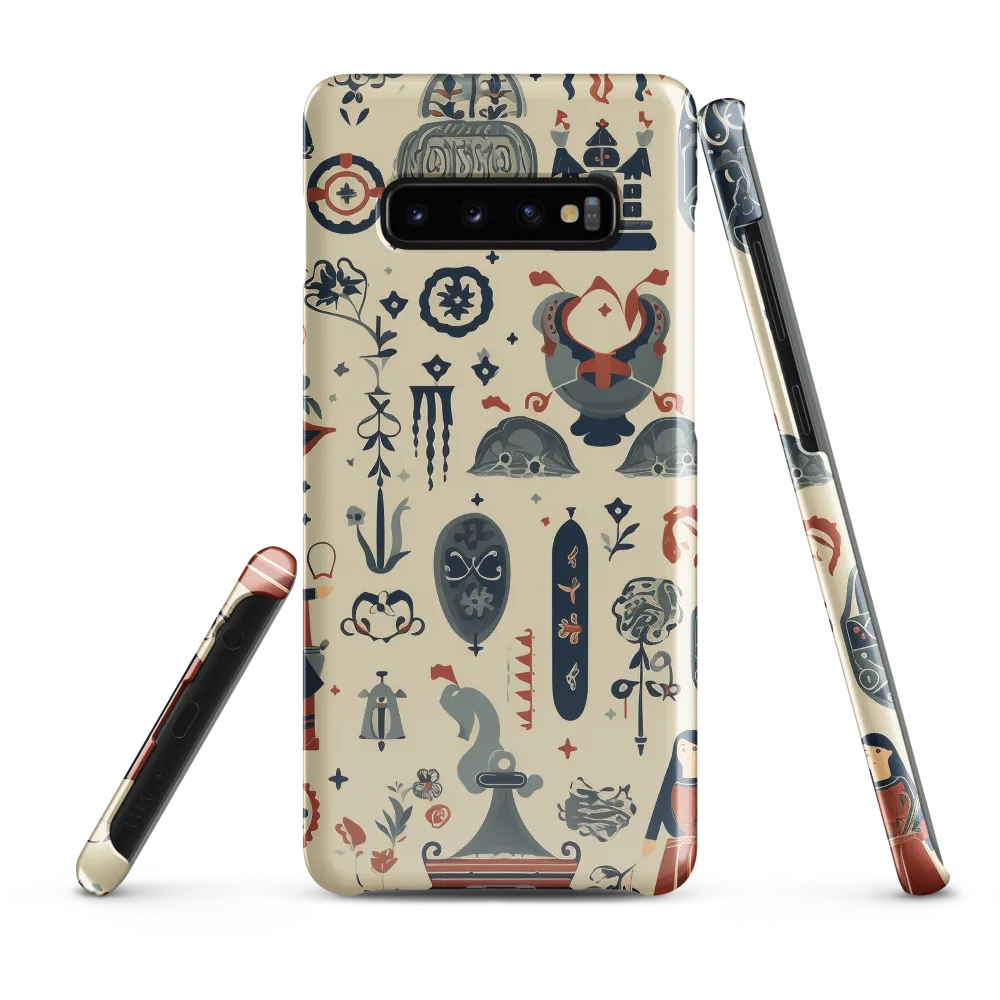 Tapestry of Myth and Whimsy | Phone Case |  S10 Plus | Snap Case | Glossy