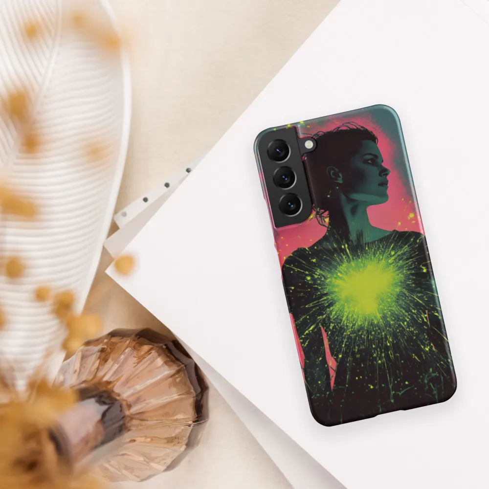 Cosmic Heart: A Surreal Portrait of Strength