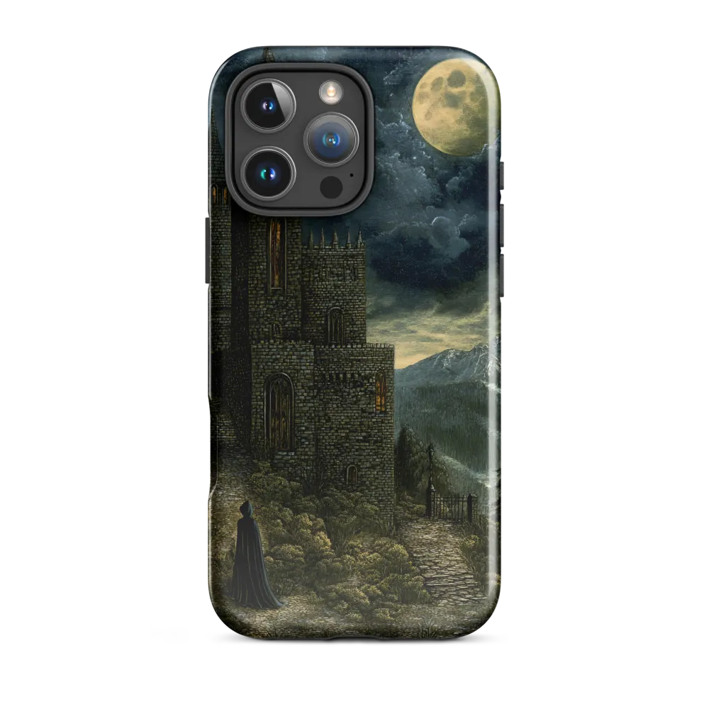 Whispers of the Moonlit Castle | Phone Case |  16 Pro Max | Tough Case | Glossy