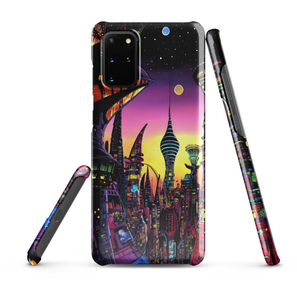 Futuristic Cityscape at Dusk