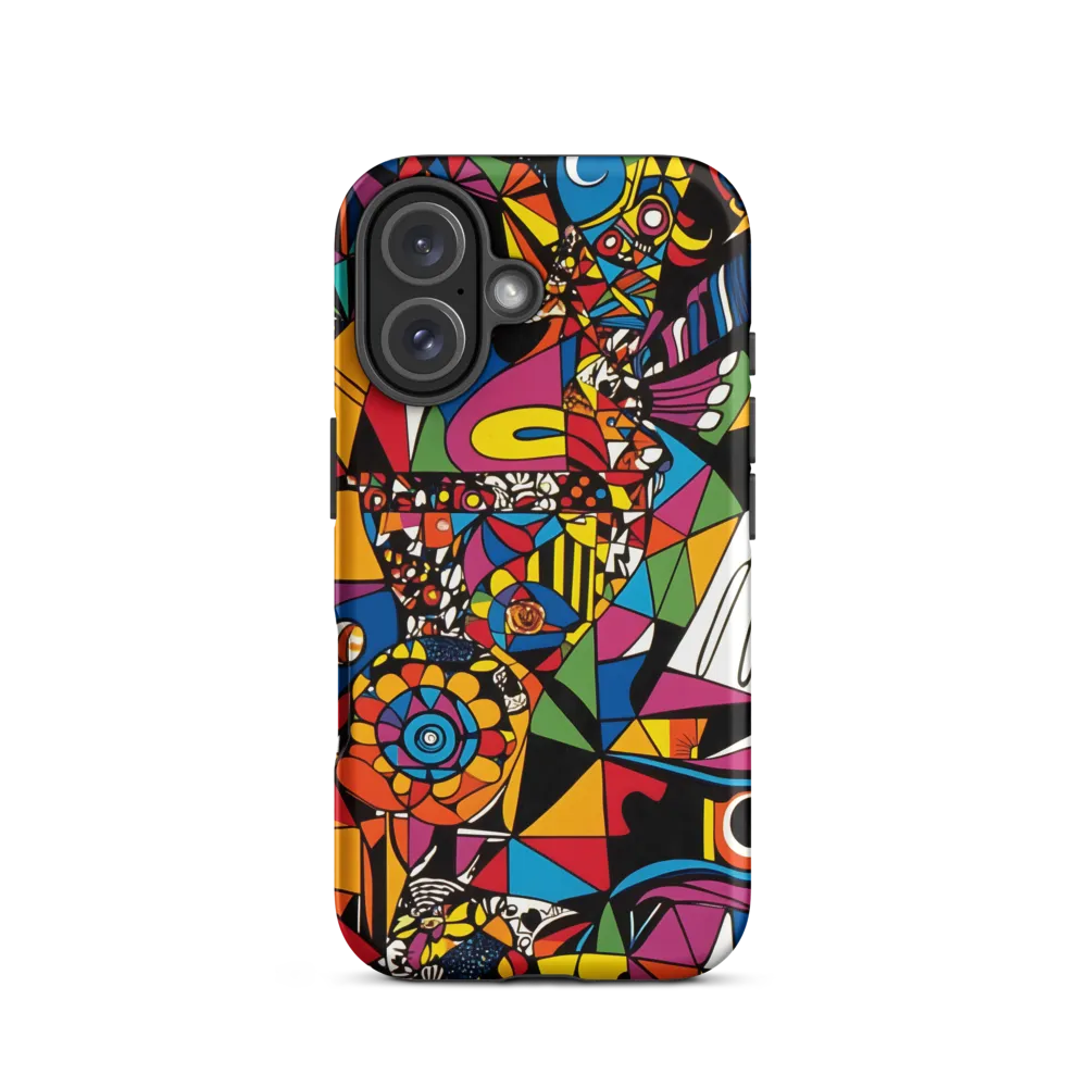 Geometric Dreams in Vivid Colors | Phone Case