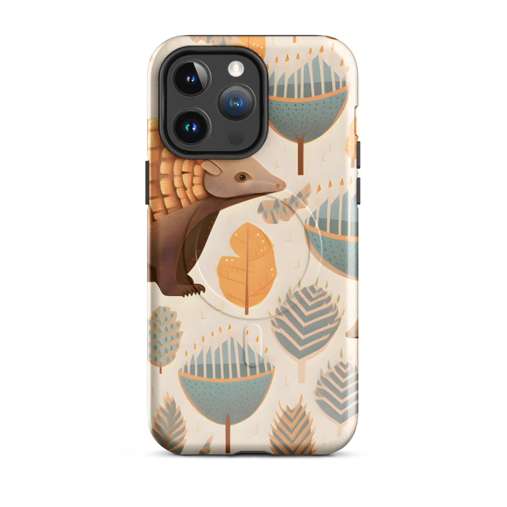 Pangolins in a Whimsical Habitat