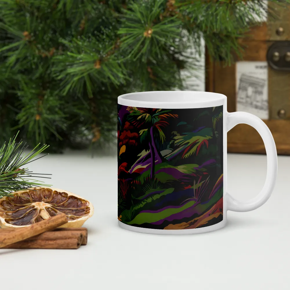 Tropical Sunset Escape | Mugs | Multiple Sizes & Colors