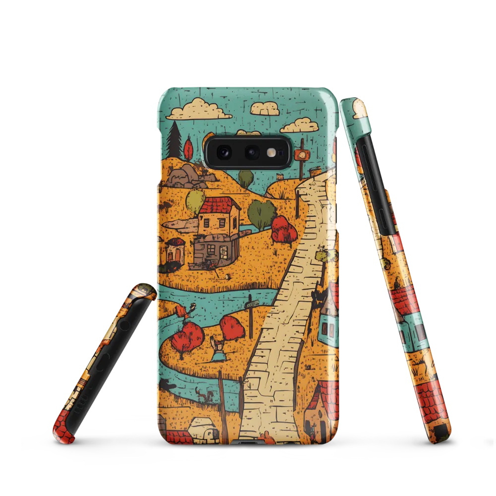 Whimsical Village Landscape