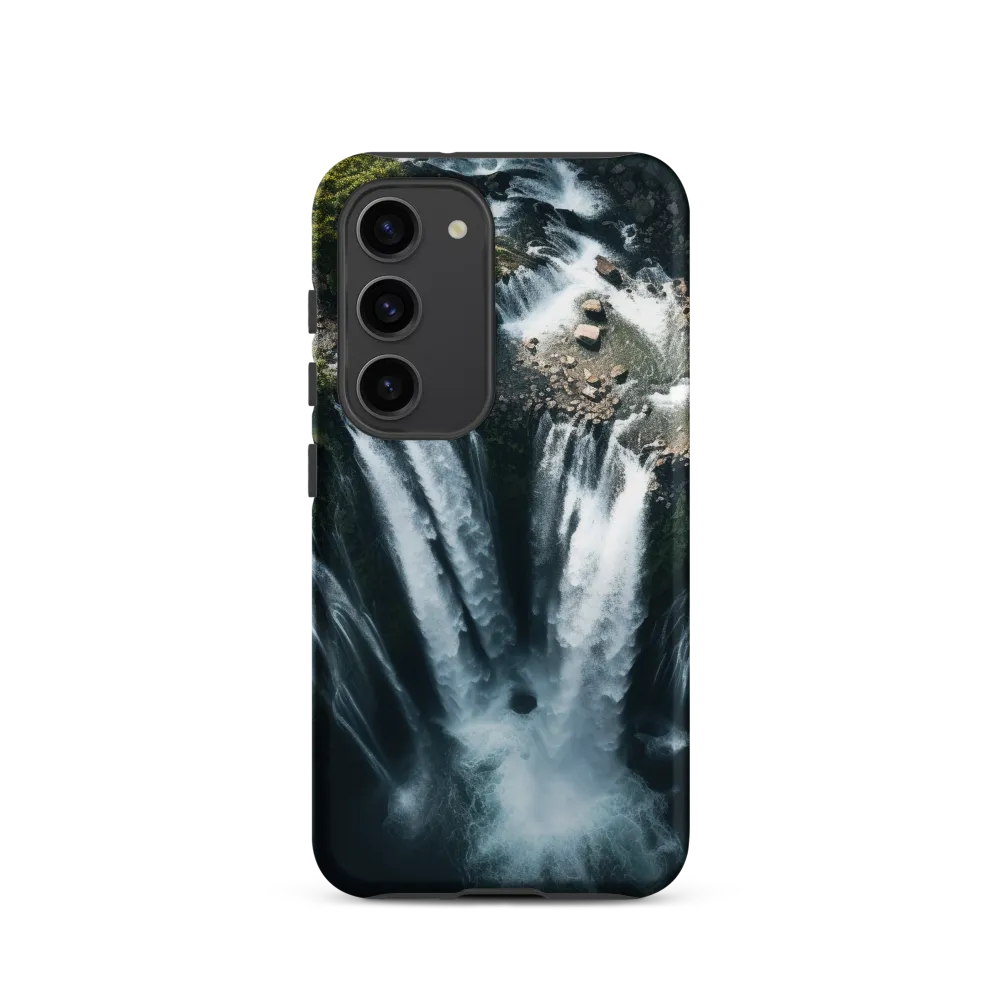 Nature's Power: The Cascading Waterfall | Phone Case |  S23 | Tough Case | Matte