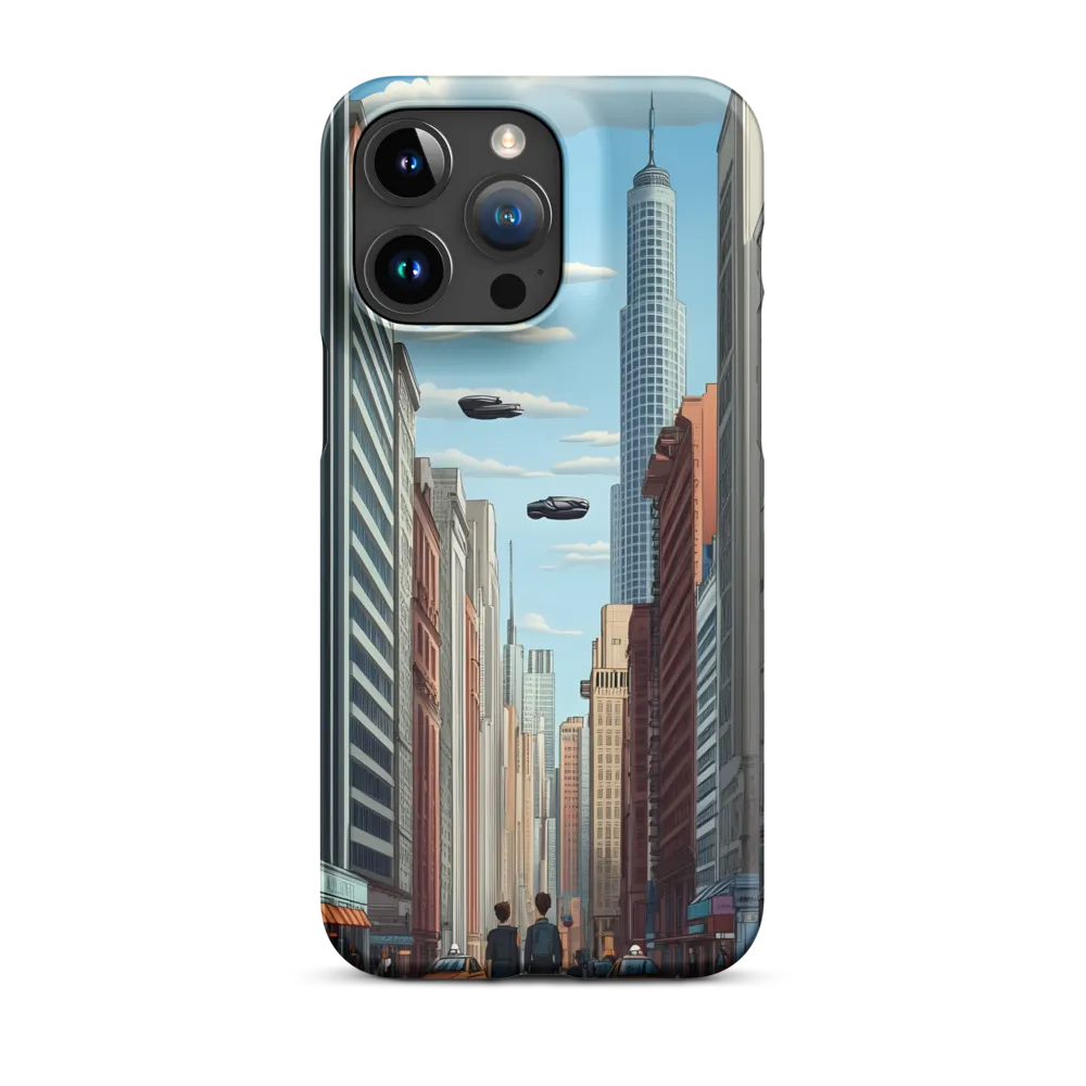 Futuristic Stroll through the Urban Skyline