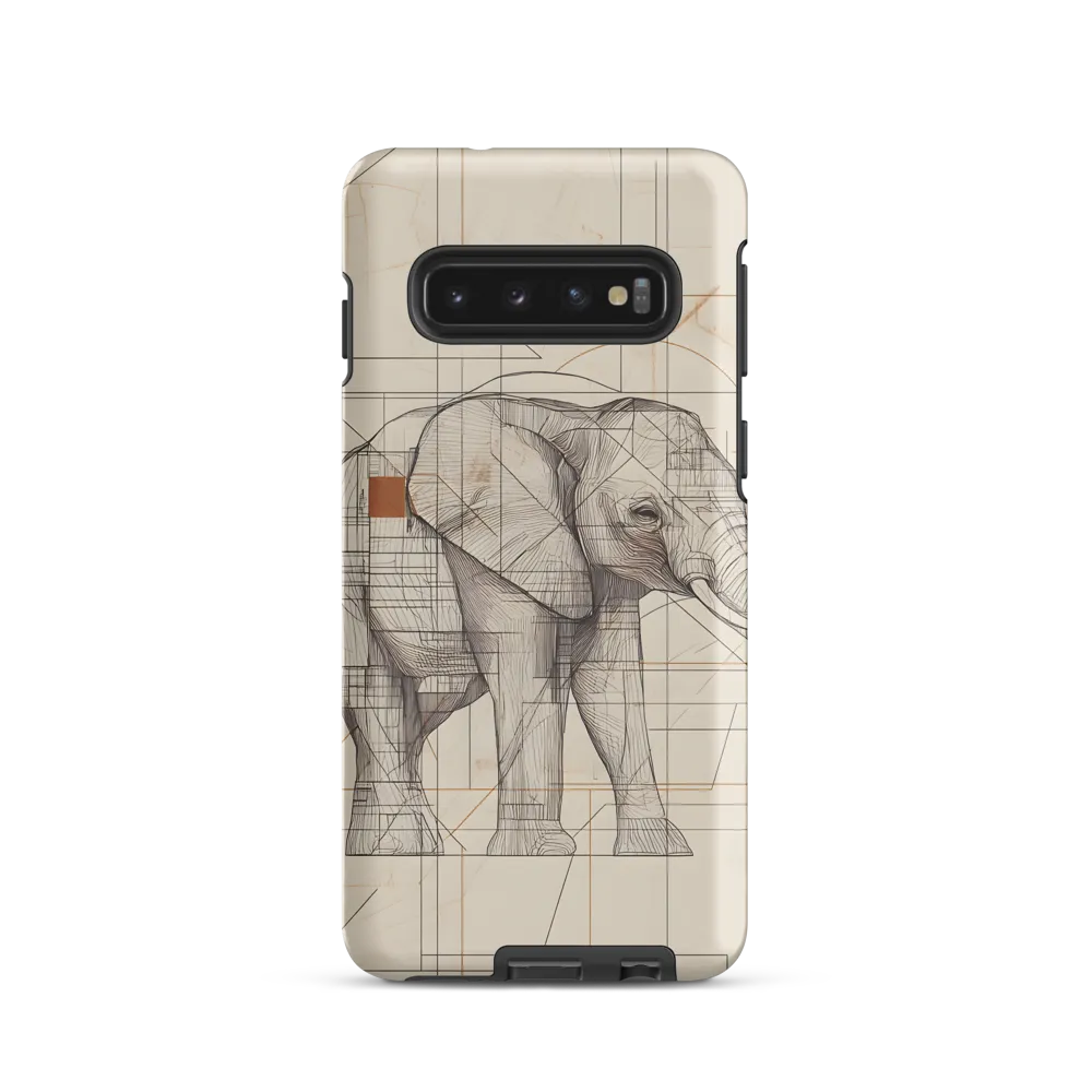 Geometric Elegance: The Steel Elephant