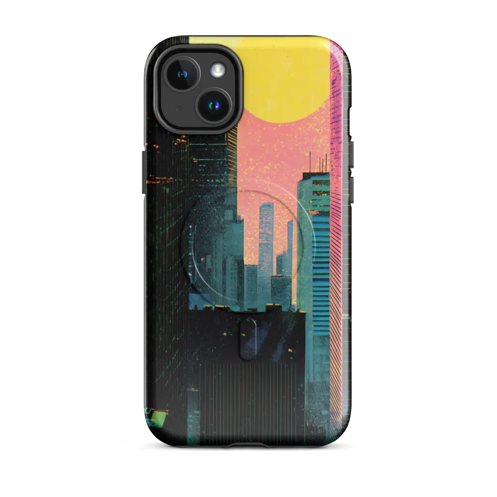 Nostalgic Urban Dreamscape | Phone Case |  14 Plus | MagSafe® Tough Case | Glossy