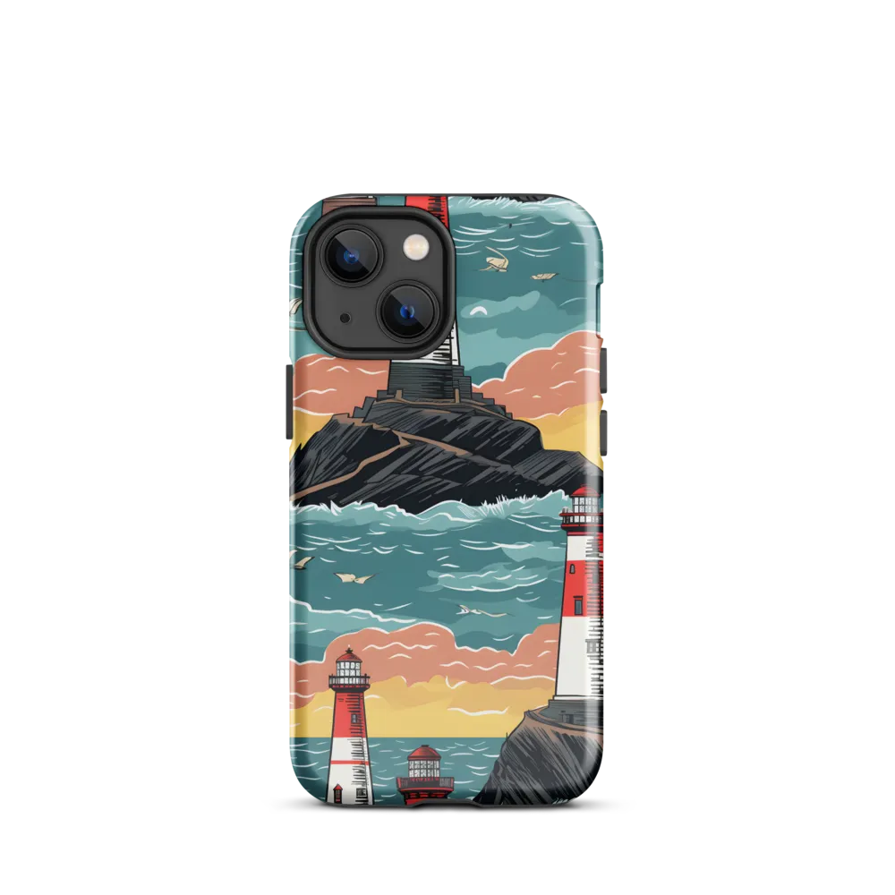 Lighthouses in a Whimsical Ocean