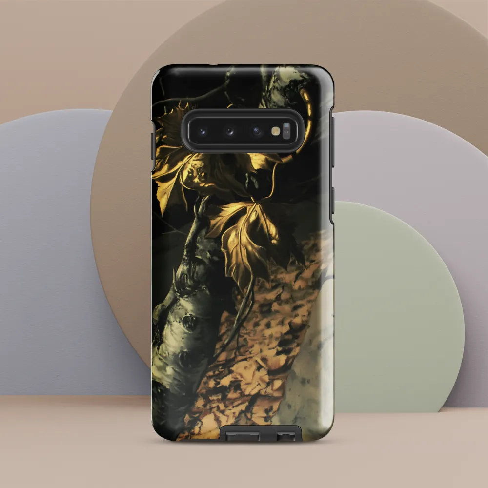 Golden Serenity: A Close Encounter with Nature