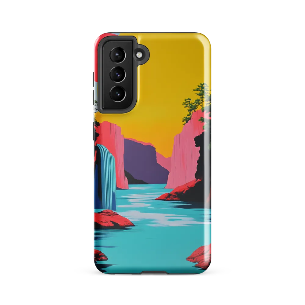 Dreamscape of Pink Cliffs and Turquoise Waters
