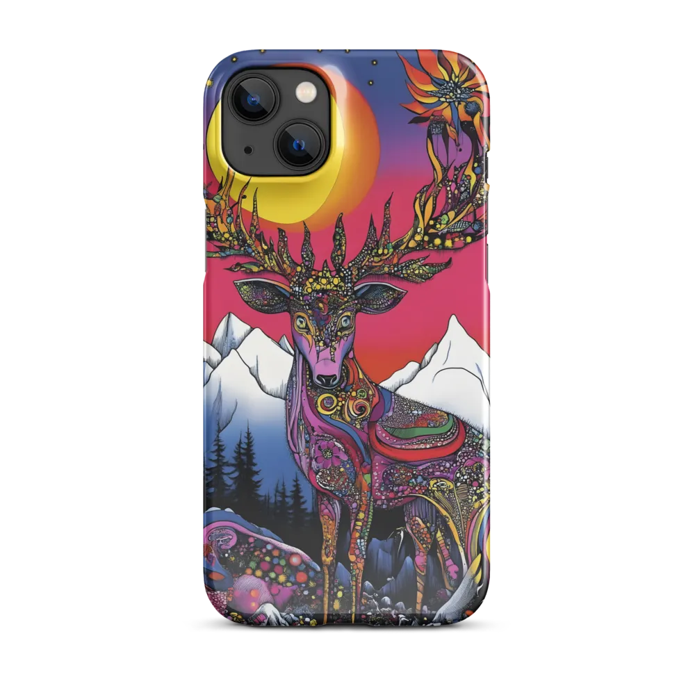 Mystical Majesty of the Psychedelic Deer | Phone Case |  14 Plus | Snap Case | Glossy