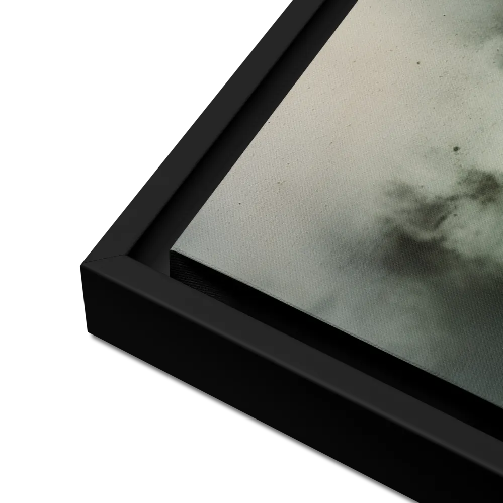 Clouded Thoughts | Canvas with Black Frame | 18″×24″