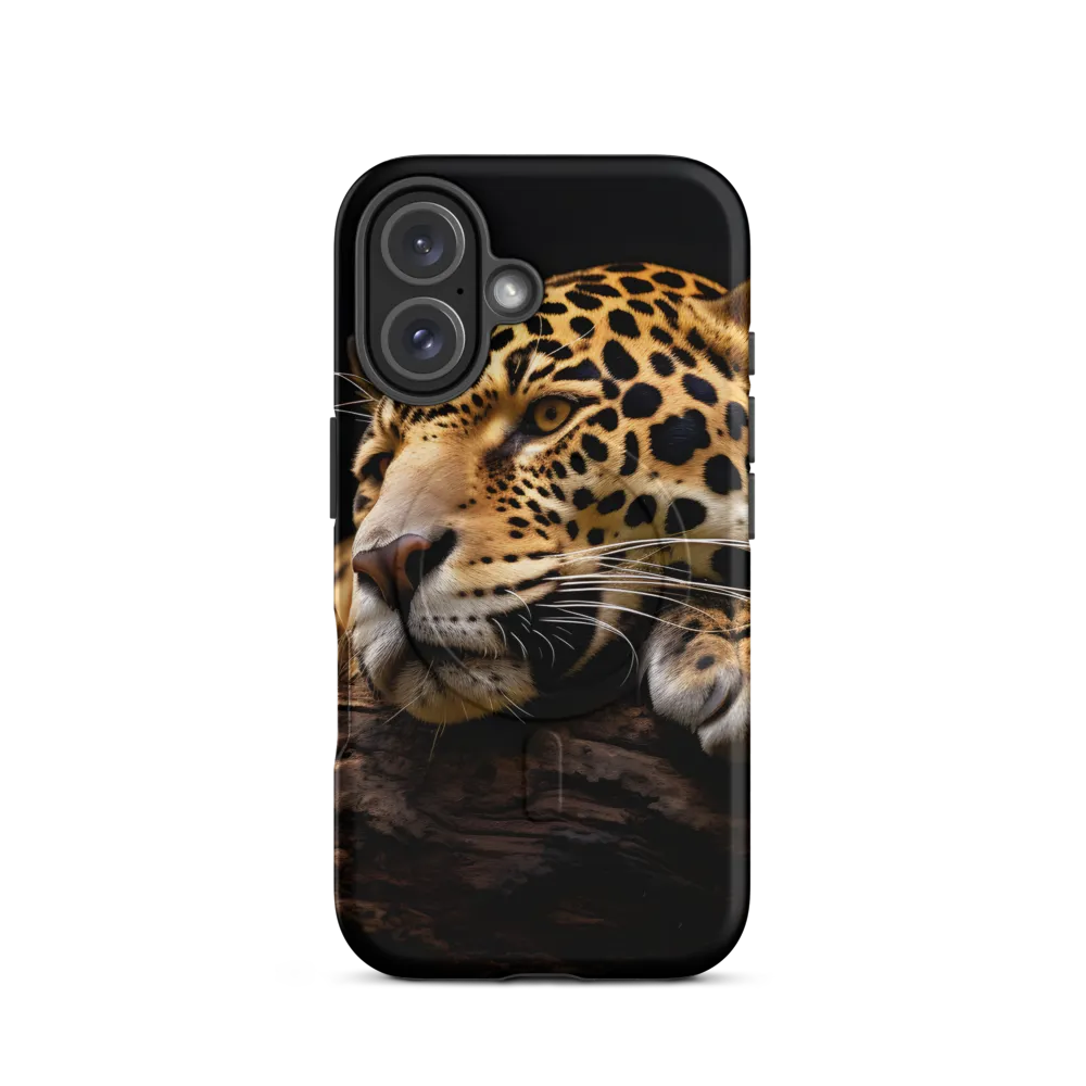 Tranquil Majesty: The Resting Leopard